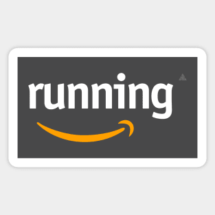 Run happy Sticker